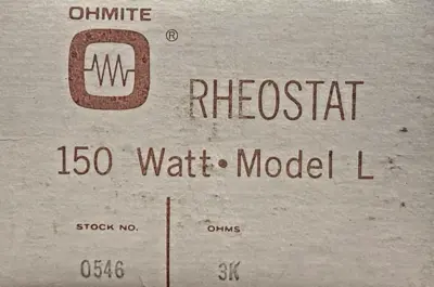 NEW OHMITE 0546