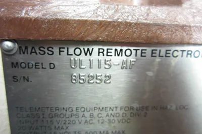 MICRO MOTION DUL115-AF MASS FLOW REMOTE UNIT DUL115AF