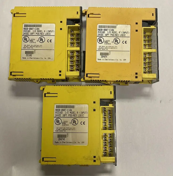Used GE FANUC A03B-0807-C104 Input / Output Modules | Surplus Asset Holdings #1206106