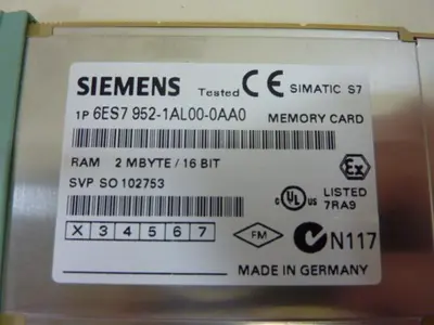 USED SIEMENS 6ES7 952-1AL00-0AA0
