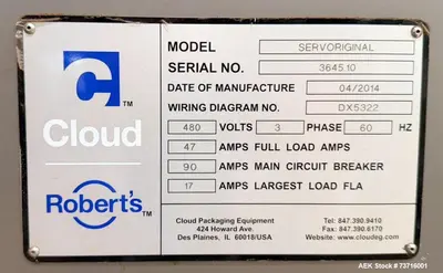 Used CLOUD SERVORIGIN Other Complete Packaging Lines Illinois US | Aaron Equipment #1454373