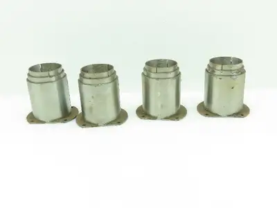Telatube T601203 Steel Telescoping Tube Screw Protective Cover 2"x 8" LOT OF 4