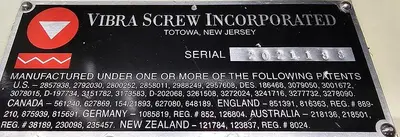 USED VIBRA SCREW ACCUFEED