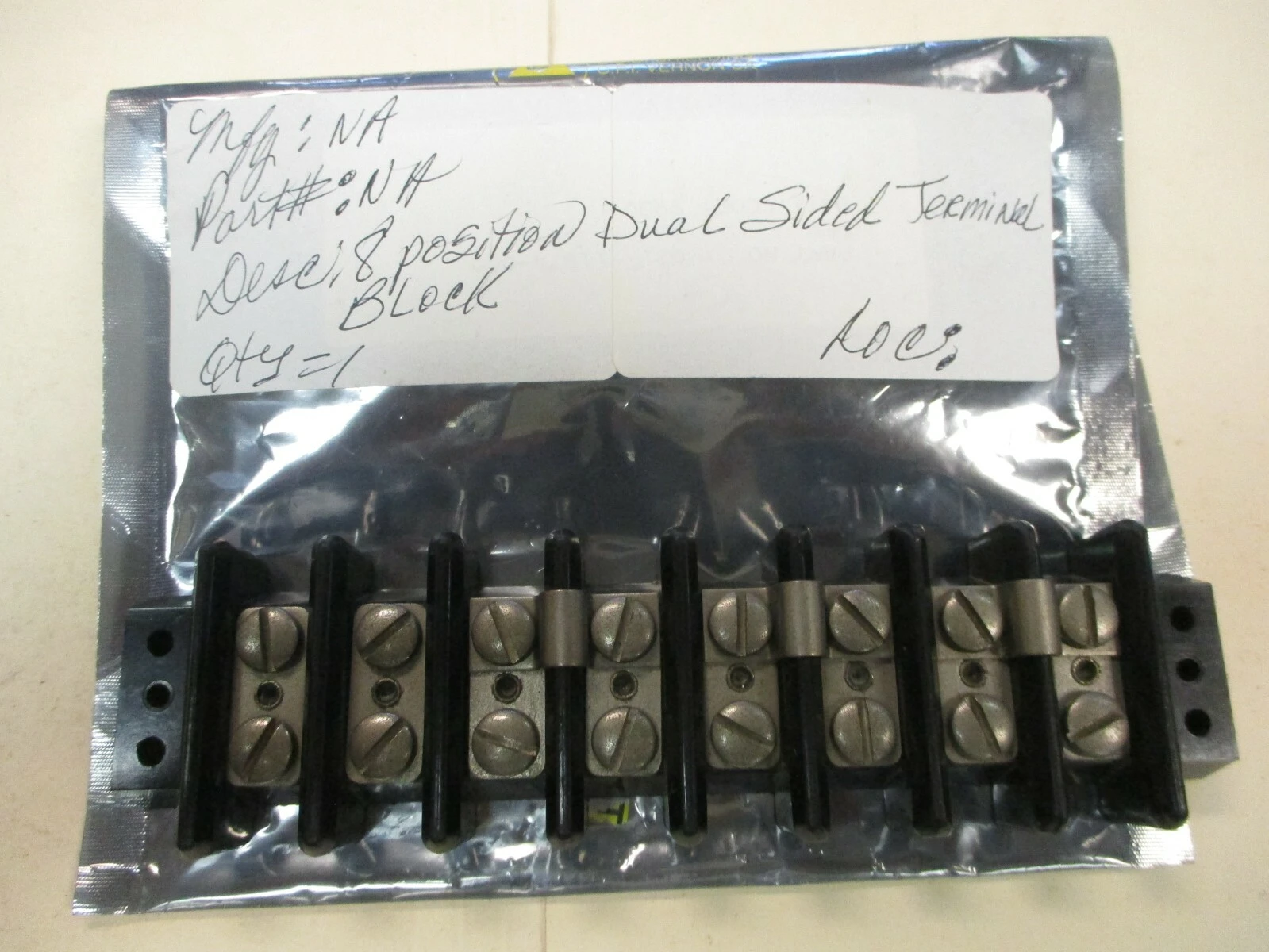8-position Used Dual-sided Terminal Block