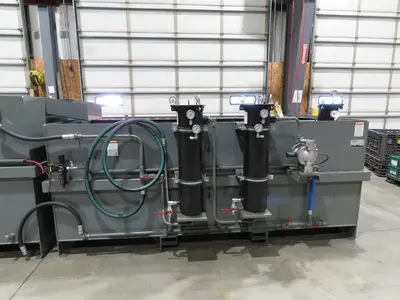 SunCoast STSTO-10 Tramp Oil Separator Coolant Filtration 2 Tank System 2000 Gal