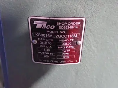 USED TACO INC KS8016AU2GCC116M