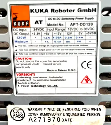 NEW KUKA APT-DD120 POWER SUPPLY APTDD120