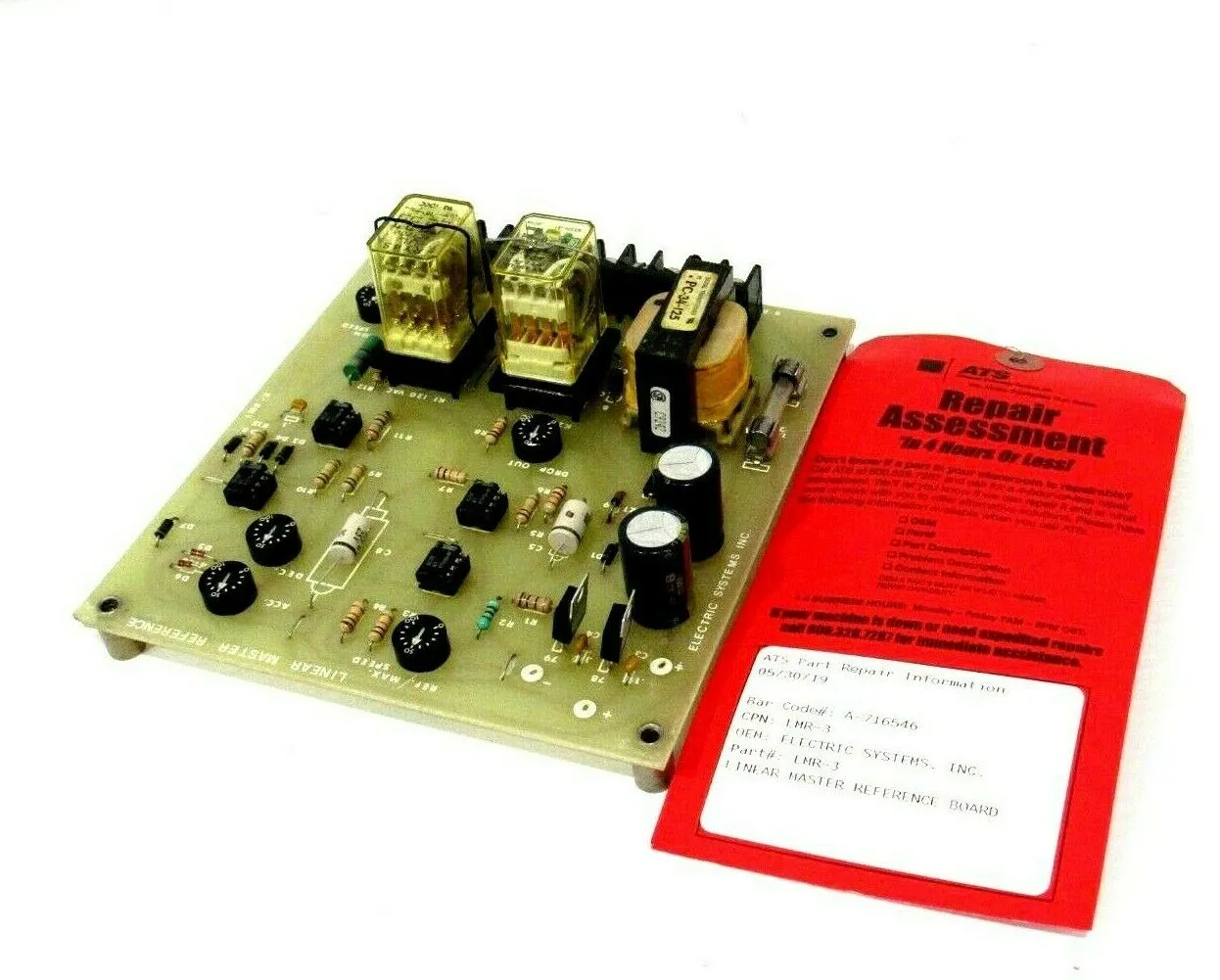 REPAIRED ELECTRIC SYSTEMS LMR-3 MASTER BOARD LMR3