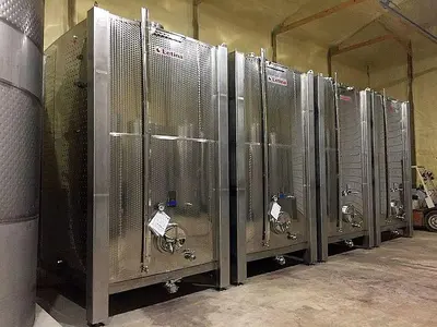 New Stock Letina Closed Top and Variable Capacity Jacketed Fermenter/Storage Tanks