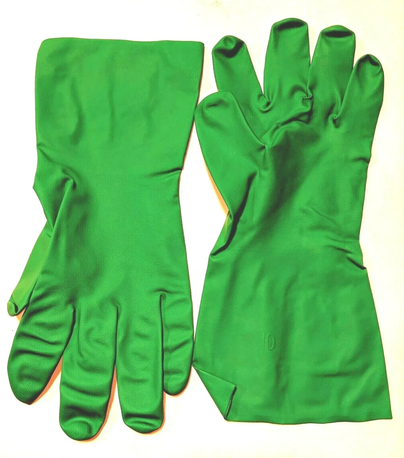 MCR Gloves Unsupported Nitrile Gloves 11 Mill XL Green Nitri-Chem Unlined 1 dz
