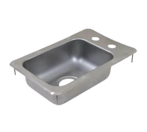 John Boos PB-DISINK101405 (1) Compartment Drop-in Sink - 10" x 14", Drain Included