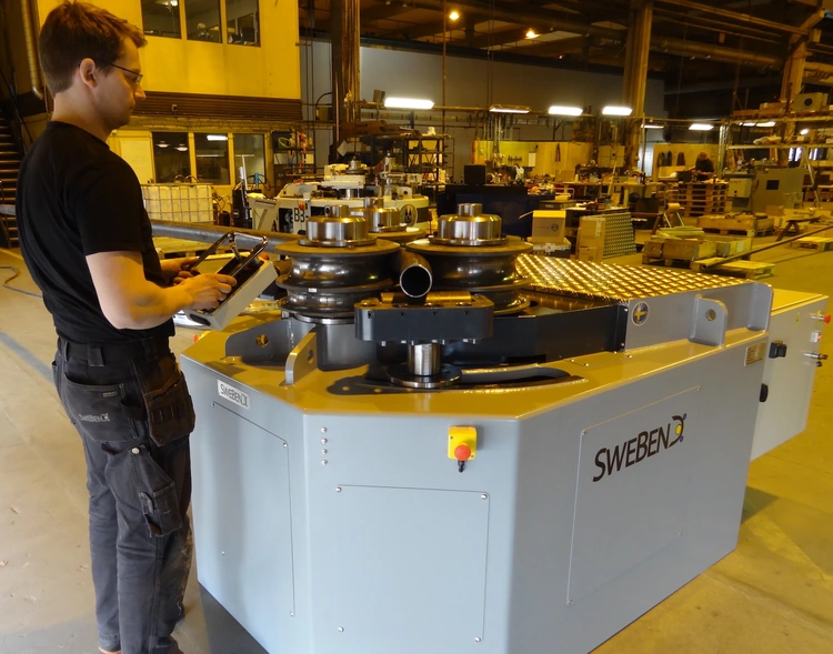 New | in-Stock SWEBEND SB3B-140 Angle Bending Rolls Michigan US | Ultimate Tube Bender Parts Plus #201296