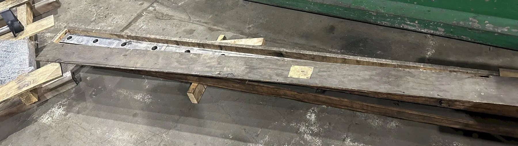 10' X 1/4" CINCINNATI SHEAR BLADES: STOCK #19769
