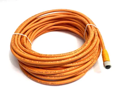 USED LUMBERG BELDEN SINGLE ENDED CORDSET, 8-POLES SHIELDED 17998