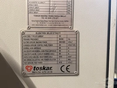 USED 2014 TOSKAR TA 2100-40
