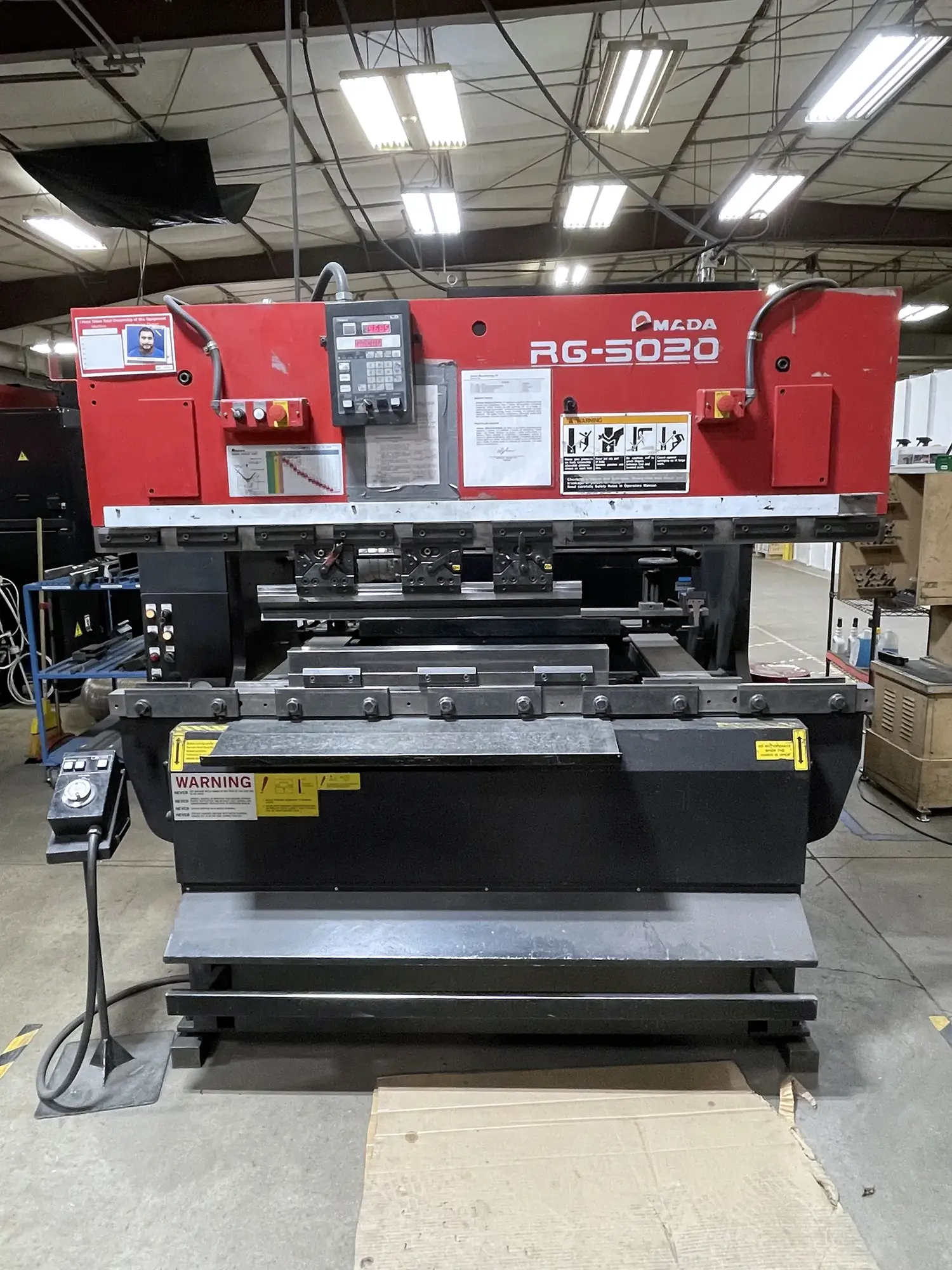 USED 2005 AMADA RG5020LD