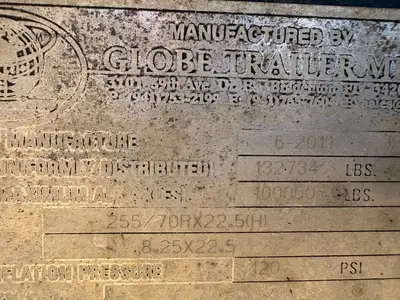 Used 2012 GLOBE _UNKNOWN_ Lowboy Trailers Tennessee US | Moore Equipment #1517235