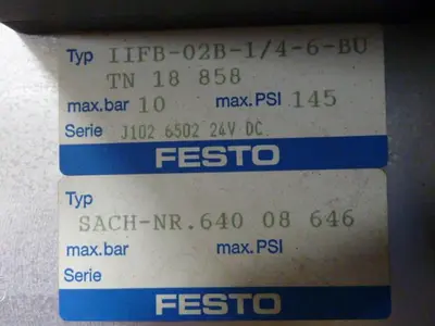 USED FESTO IFB8-02