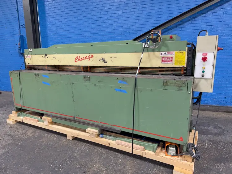 Used CHICAGO HS1010 Power Squaring Shears (Gauge) Ohio US | HGR 24 #1186217