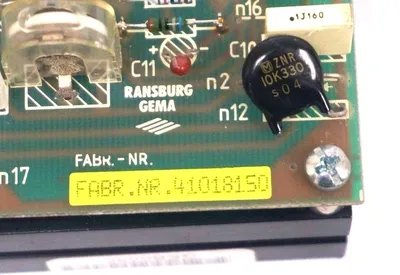 USED RANSBURG GEMA 41018150 CONTROL BOARD 144731