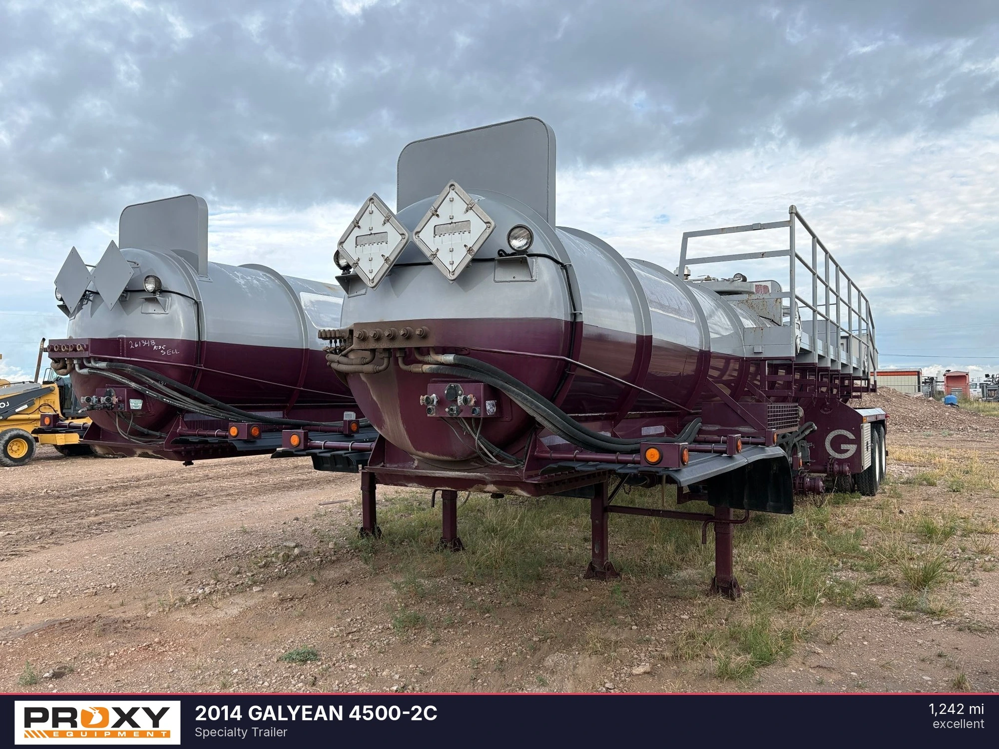 Used 2014 GALYEAN 4500-2C Tanker Trailers New Mexico US | Proxy Equipment #1498219