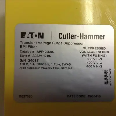 USED EATON CORPORATION APF120N05