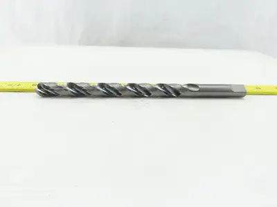 Brisbois Tool J-48480 37/64" Carbide 2 Flute Spiral 118° Drill Tang Shank