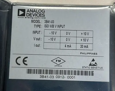 New | in-Stock ANALOG DEVICES 3B41-03 Input / Output Modules | Surplus Asset Holdings #1206099