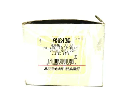 2 NEW ARROW HART AH6436 FLANGED OUTLET