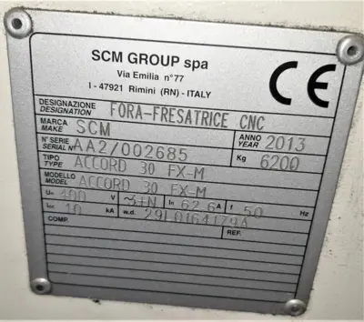 2013 SCM ACCORD FX-M ROUTER | Olympia Technical Services (8)