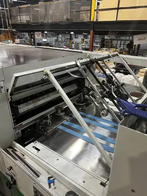 USED 2003 BOBST SP 104-E DIE CUTTER