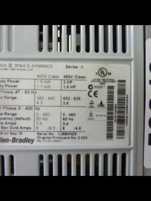 USED ALLEN BRADLEY 20AD3P4A3AYNNNC0 SER A