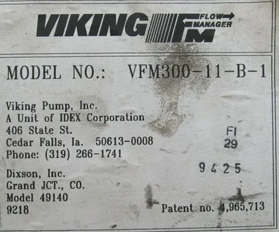 USED VIKING VFM30011B1