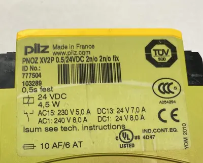 Used PILZ PNOZ XV2P Miscellaneous Equipment (Electrical & Power) | Surplus Asset Holdings #1188735