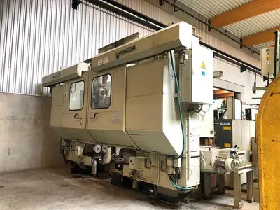 USED HEGENSCHEIDT PN 190 CNC PORTAL WHEELSET LATHE
