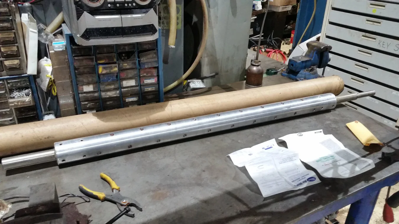 Tidland 3" Air Operated Button Shaft