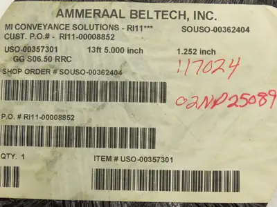 New | in-Stock AMMERAAL BELTECH _UNKNOWN_ Conveyor Parts Indiana US | Arrow Industrial #944998