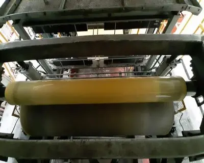 67" W (1710 mm) x .009"-.079" (.23 mm-2 mm) x 20 Ton Color Coating Line (Used)