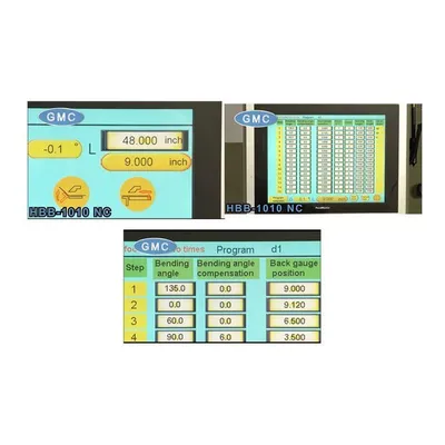 GMC MACHINE TOOLS HBB-1010NC Hydraulic Box and Pan Brakes | Sierra Victor Industries (7)