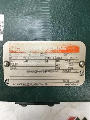 USED RELIANCE ELECTRIC P28G7064