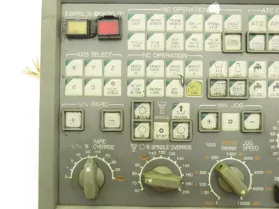 Okuma MPN7000M-S Operator Control Panel E0105-566-103-3 *READ