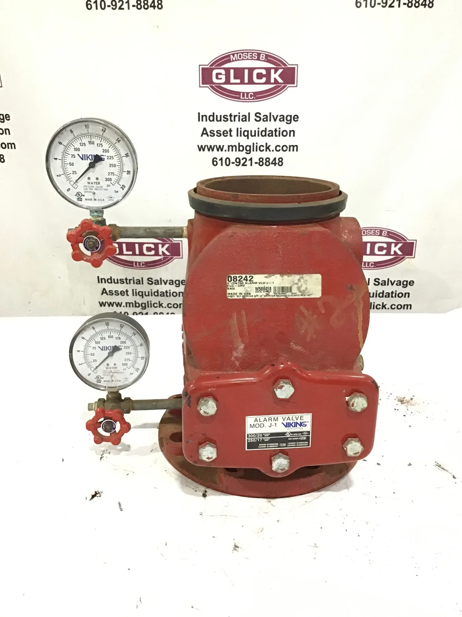 Viking J-1 Alarm Check Valve 6″ 250-300PSI 17-20Bar