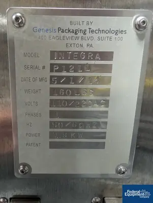 USED Genesis Genesis Packaging Vial Crimper, Model Integra