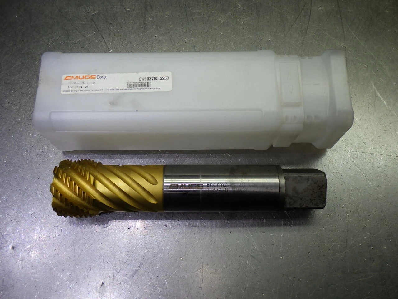 Emuge 1-3/4-8 2B 8 Flute HSS-E SF Bottom Tap CU503700.5257 (LOC2773C)