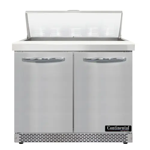 Continental D36N10-FB 36" Designer Line Sandwich/salad Prep Table W/ Refrigerated Base, 115v