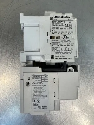 Allen Bradley 100-C09D*10 A w/ 193-ED1CB B Contactor + Overl. Relay (4E-27
