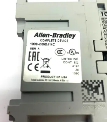 100S-C09EJ14C | Allen Bradley  Ser. A Guardmaster A04 Safety Contactor BROKEN TOP - For parts or not working