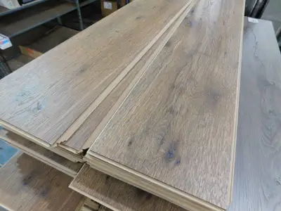 6" x 48" Click Plank Brown Laminate Water Resistant Flooring (232 sq.ft)