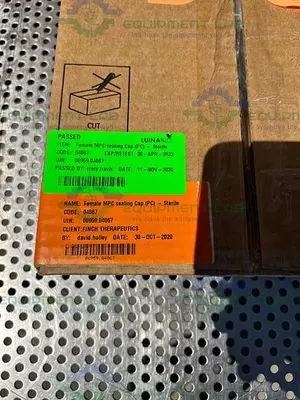 USED BOX OF 4 - SARTORIUS STEDIM FBP101949 FEMALE MPC SEALING CAP (PC)