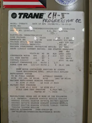 TRANE CVHE400 Chiller | ESS Industrial Equipment Sales (5)